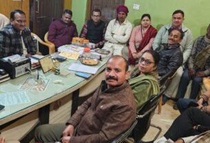 श्री गंगा सेवा समिति ने गणतंत्र दिवस के कार्यक्रम की बनाई रूपरेखा